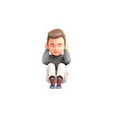 고민중인 여자 아이콘